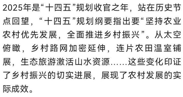 从太空看“十四五”|乡村振兴万象新 从太空看“十四五”|乡村振兴万象新